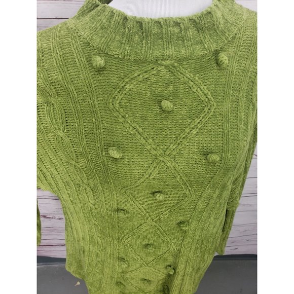Passi Classics Medium Lime Green Acrylic Sweater - Picture 5 of 11